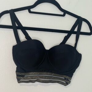 2 piece Swimwear set S/M “Stylish Swimwear” Black and Gold